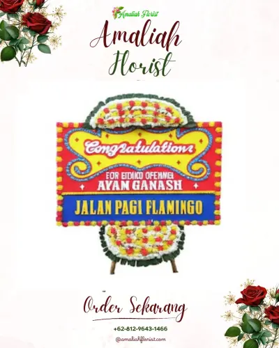 Bunga Papan Congratulation di Sukabumi Indah
